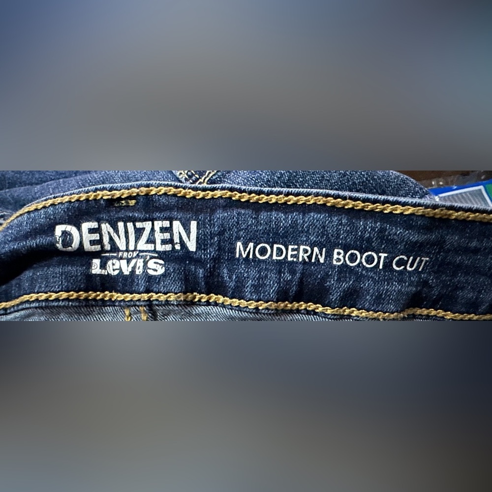 Denizen from Levi's Dark Blue Boot Cut Jeans - Picture 3 of 5